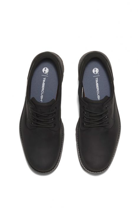 TB0A69T9W02 Timberland Britton Road Bağcıklı Siyah Erkek Su Geçirmez Ayakkabı 41-46 Siyah/Black Full Grain