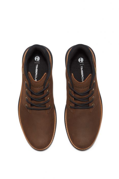 TB0A6A8NW07 Timberland Hudson Road Koyu Kahverengi Erkek Gore-Tex Bot 41-46 Koyu Kahverengi/Dark Brown Nubuck