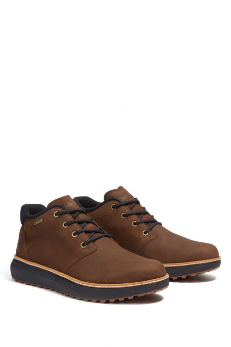 TB0A6A8NW07 Timberland Hudson Road Koyu Kahverengi Erkek Gore-Tex Bot 41-46 Koyu Kahverengi/Dark Brown Nubuck