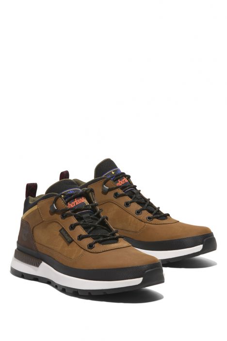TB0A6DKNEM5 Timberland Field Trekker Trainer Kahverengi Erkek Sneaker 41-46 Kahverengi Nubuk/Medium Brown Nubuck
