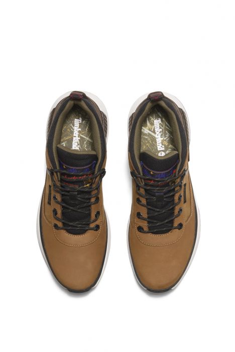 TB0A6DKNEM5 Timberland Field Trekker Trainer Kahverengi Erkek Sneaker 41-46 Kahverengi Nubuk/Medium Brown Nubuck