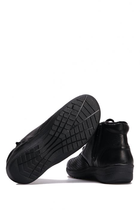 Teresa 130 Ac-Kifidis Anatomik Kadın Bot 36-40 Siyah - Black 2738/003