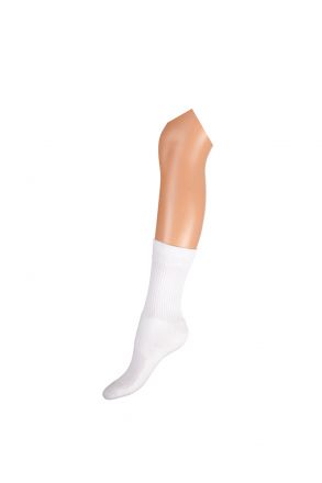 Therapeutic Dress /Hassas Ayaklar için Casual Plus Çorap Beyaz / White