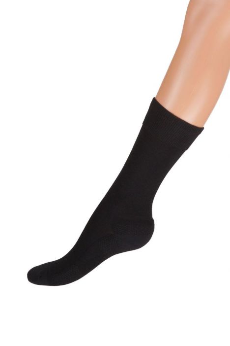 Therapeutic Dress /Hassas Ayaklar için Casual Plus Çorap Siyah / Black
