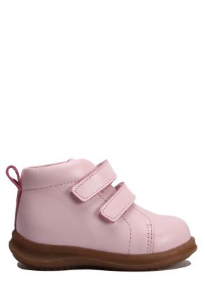 V04 Kifidis-Kids Unisex Çocuk Deri Bot 18-22 Pembe Deri