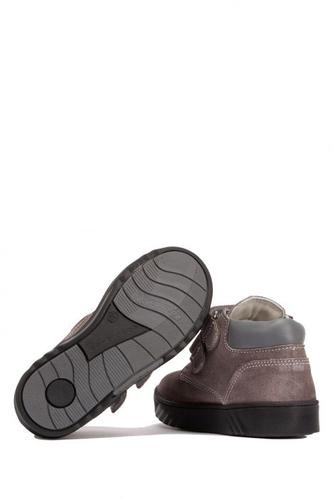 VK12 Kifidis-Kids Unisex Çocuk Nubuk Bot 21-30 Gri Süet