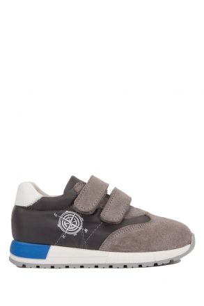 VP81 Kifidis Paplus Unisex Çocuk Spor Ayakkabı 21-30 Gri Süet