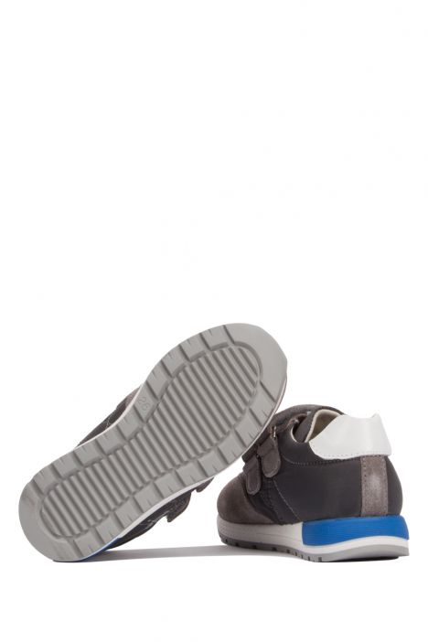 VP81 Kifidis Paplus Unisex Çocuk Spor Ayakkabı 21-30 Gri Süet