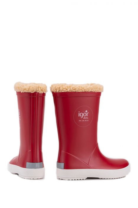 W10207 Splash Nautico Borreguito Yağmur Çizmesi 22-30 Kırmızı / Rojo