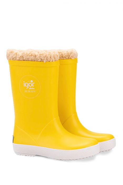 W10207 Splash Nautico Borreguito Yağmur Çizmesi 22-30 Sarı / Yellow
