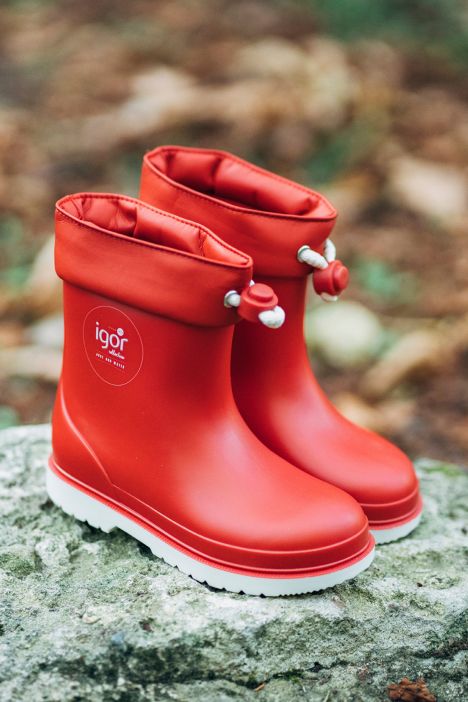 W10225 Bimbi Nautico Yağmur Çizmesi 20-26 Kırmızı / Rojo