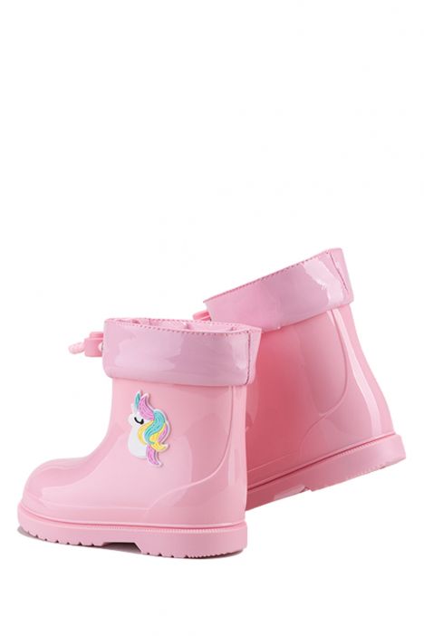 W10253 Bimbi Unicorn Yağmur Çizmesi 21-27 Pembe\Rosa