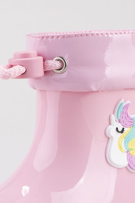 W10253 Bimbi Unicorn Yağmur Çizmesi 21-27 Pembe\Rosa