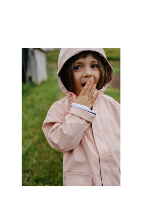 W10254 Igor Euri Unisex Çocuk Yağmurluk Pembe/197 Maquillaje