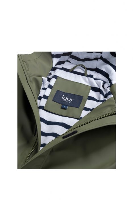 W10254 Igor Euri Unisex Çocuk Yağmurluk Haki/042 Kaki