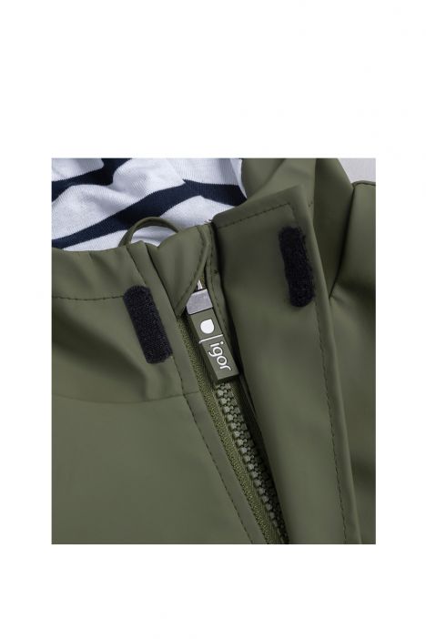 W10254 Igor Euri Unisex Çocuk Yağmurluk Haki/042 Kaki