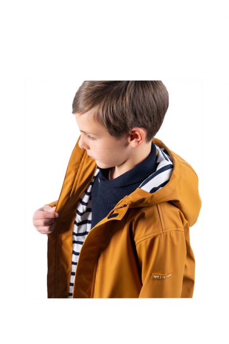 W10254 Igor Euri Unisex Çocuk Yağmurluk Karamel/215 Caramelo