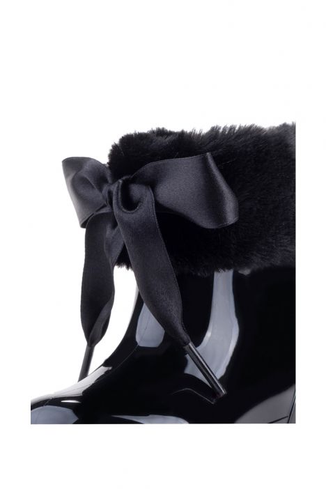 W10258 Igor Bimbi Soft Kız Çocuk Yağmur Çizmesi 23-28 Siyah/002 Negro