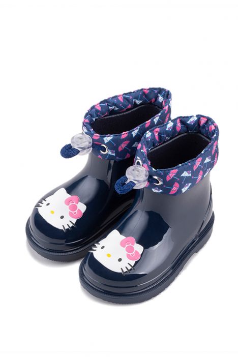 W10261 Igor Bimbi Hello Kity Unisex Çocuk Yağmur Çizmesi 23-28 Lacivert/003 Marino