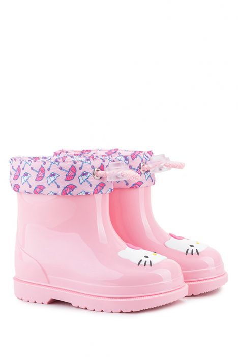 W10261 Igor Bimbi Hello Kity Unisex Çocuk Yağmur Çizmesi 23-28 Pembe/010 Rosa