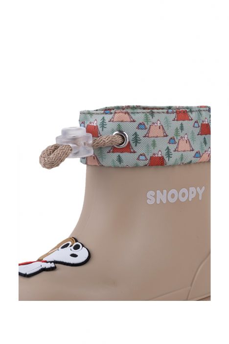 W10277 Igor Bimbi Snoopy Unisex Çocuk Yağmur Çizmesi 23-30 Bej/004 Beige