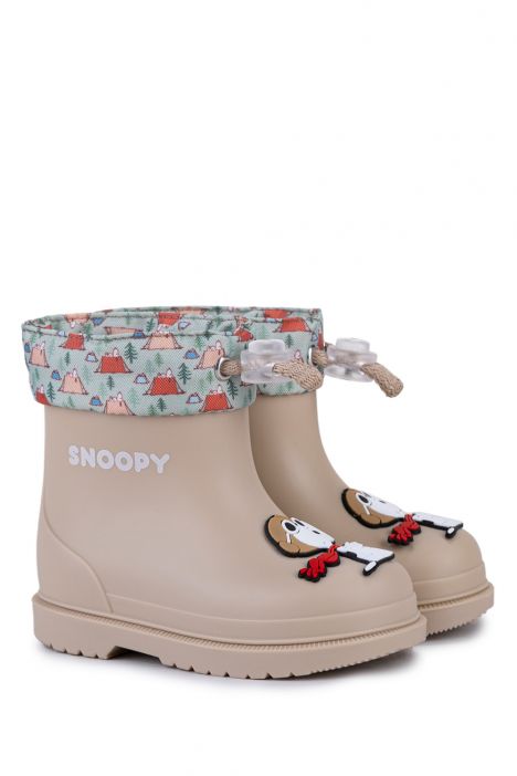 W10277 Igor Bimbi Snoopy Unisex Çocuk Yağmur Çizmesi 23-30 Bej/004 Beige