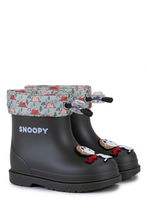 W10277 Igor Bimbi Snoopy Unisex Çocuk Yağmur Çizmesi 23-30 Haki/042 Kaki