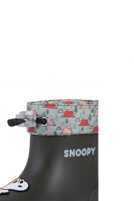 W10277 Igor Bimbi Snoopy Unisex Çocuk Yağmur Çizmesi 23-30 Haki/042 Kaki