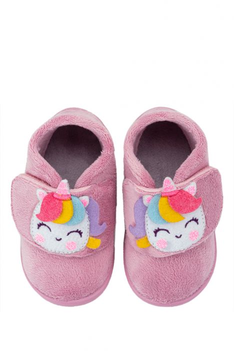 W10354 Igor Homie Unicornio Kız Çocuk Panduf 20-24 Gül Kurusu-010 Rosa