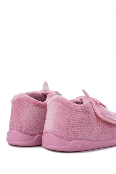 W10354 Igor Homie Unicornio Kız Çocuk Panduf 20-24 Gül Kurusu-010 Rosa