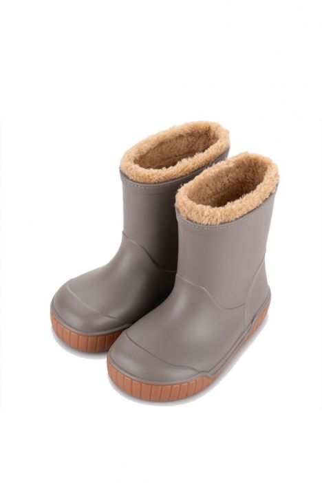 W10360 Igor Pau Borreguito Unisex Çocuk Yağmur Çizmesi 24-33 Kahve-183 Taupe