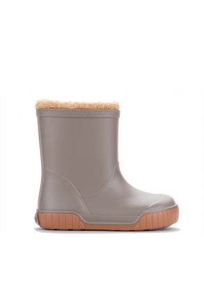 W10360 Igor Pau Borreguito Unisex Çocuk Yağmur Çizmesi 24-33 Kahve-183 Taupe