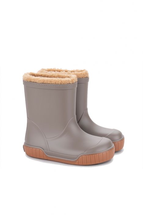 W10360 Igor Pau Borreguito Unisex Çocuk Yağmur Çizmesi 24-33 Kahve-183 Taupe