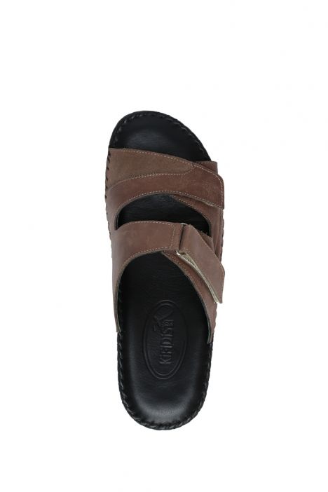 YIP101V2 Kifidis Handmade Kadın Deri Terlik 35-41 Vizon 2021