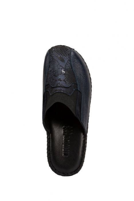 YIP106V2 Kifidis Handmade Kadın Deri Terlik 35-41 Laci Flooter-Laci Msc Yılan