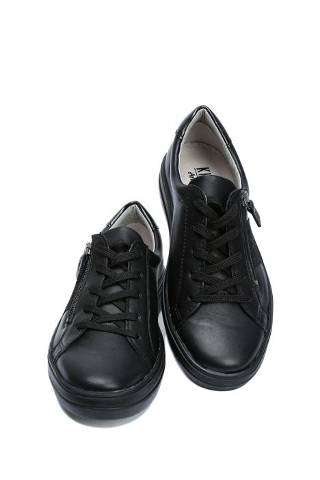 Zelda 02 Ac-Kifidis Anatomik Kadın Ayakkabı 36-40 Siyah/Black Valerio 4218/048/Black Paris