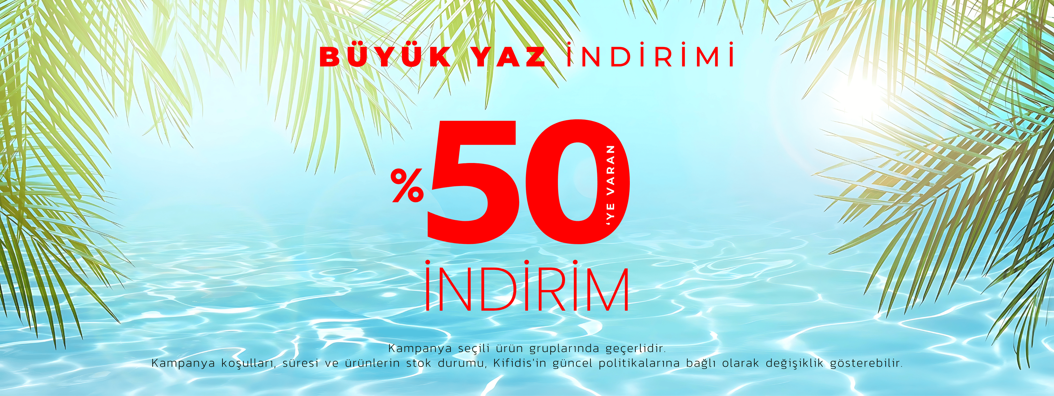 Büyük yaz indirimi - web